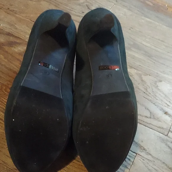 4 For $12 Red Circle Footwear Green Heeled Booties - Picture 8 of 10